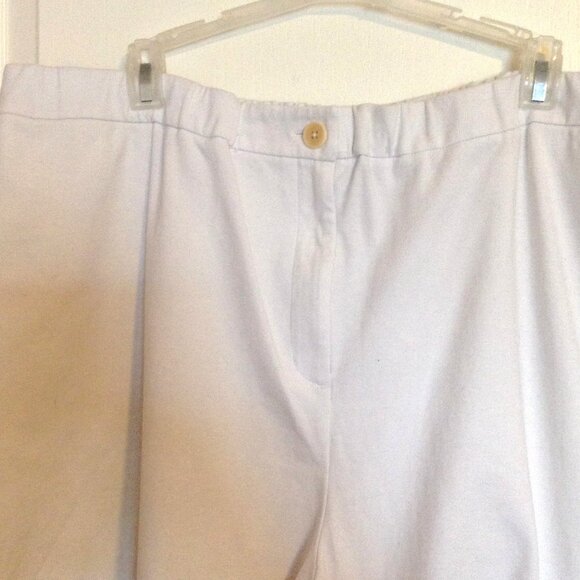 Eileen Fisher Women's White Wide Leg Lounge Sweatpants Pants Size 3X Casual - Picture 2 of 8